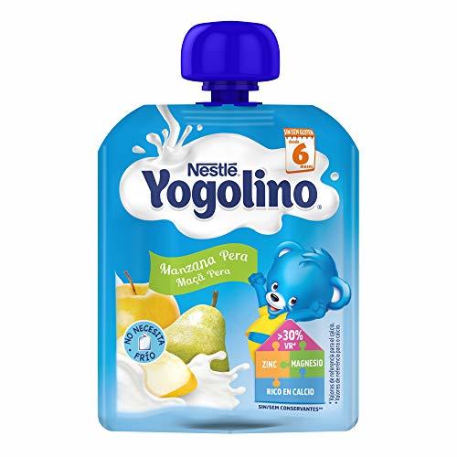 Product Nestlé Yogolino Postre lácteo Bolsitas con Manzana y Pera