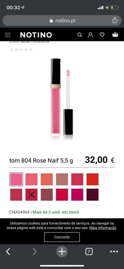 Producto Gloss Chanel