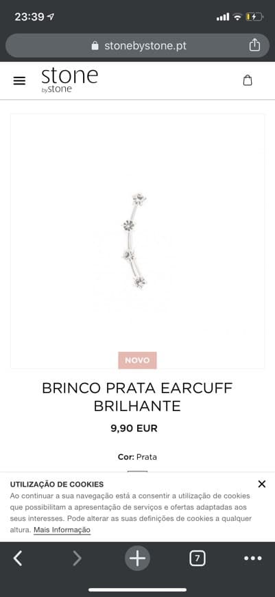 Producto Brinco Prata Earcuff