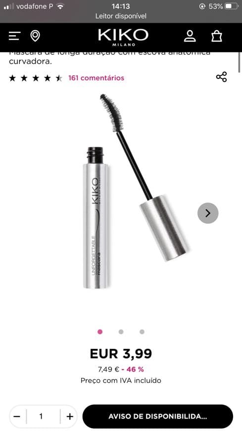 Producto Mascara Kiko