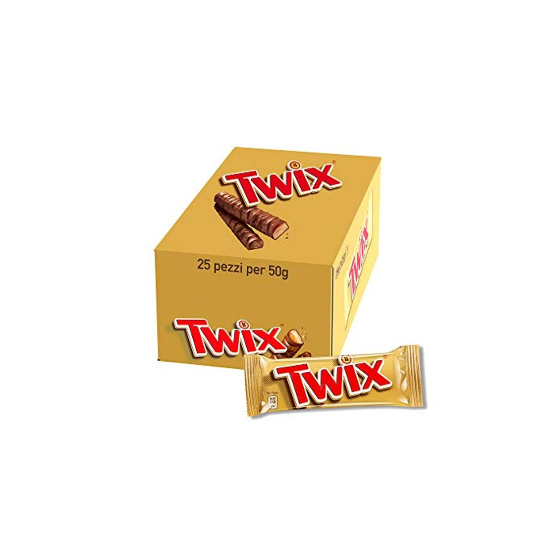 Producto TWIX cerrojo de chocolate 25 X