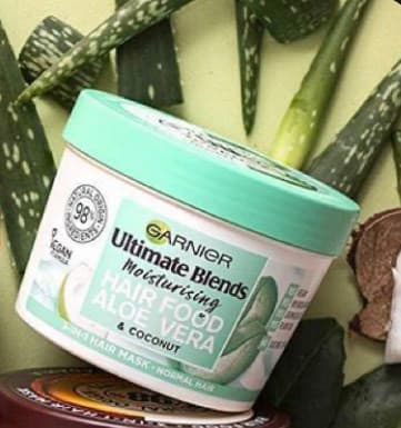 Belleza Garnier Fructis Hair Food Mascarilla Capilar 3 en 1 Aloe Vera Hidratante