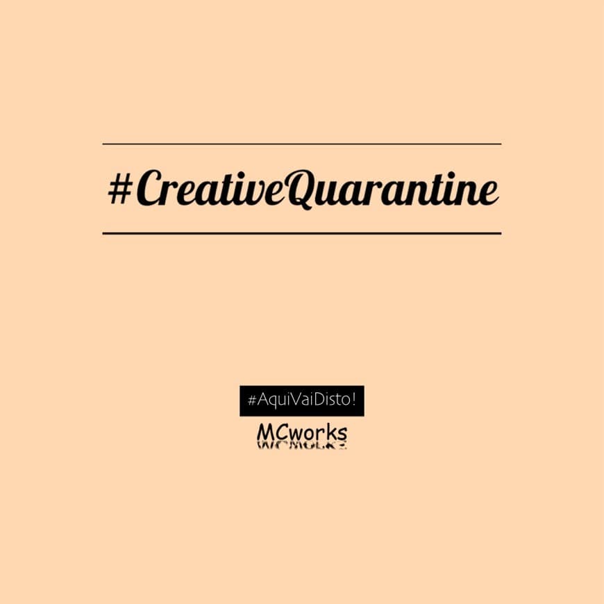 Fashion #CreativeQuarantine