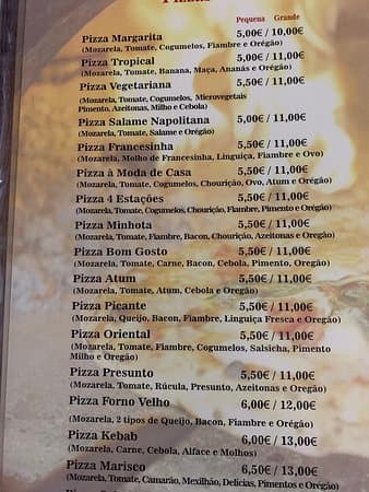 Restaurantes Pizzaria Forno Velho