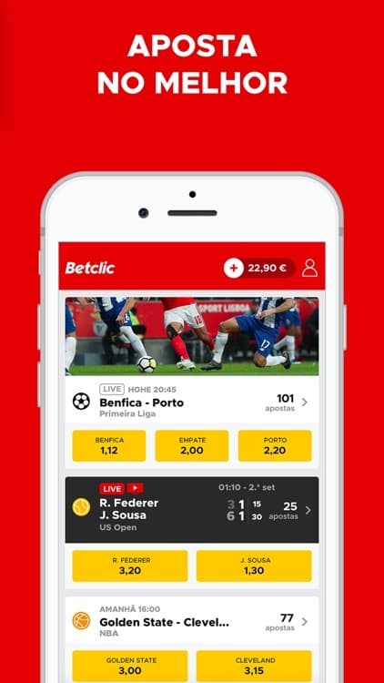 App Betclic Apostas Desportivas 