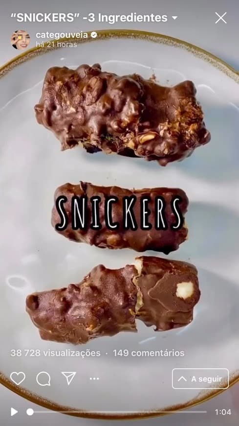 Fashion Snickers versão mais fit