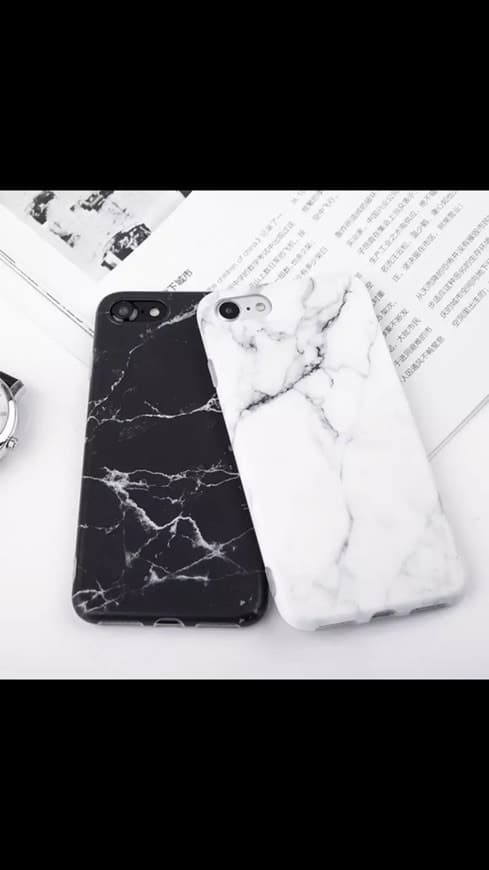 Moda Capa iPhone 7 mármore