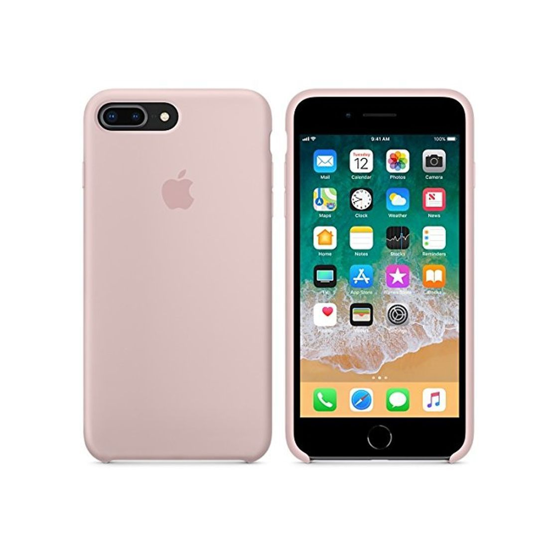 Electrónica Funda para iPhone 7/8 iPhone 7Plus/8Plus Carcasa Silicona Suave Colores del Caramelo