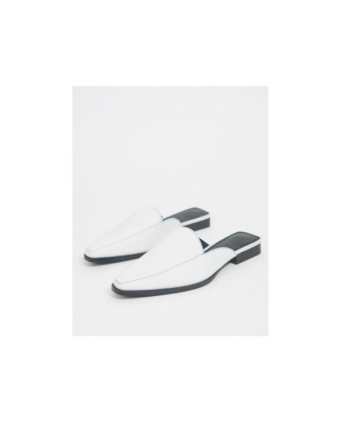 Product Mules in white