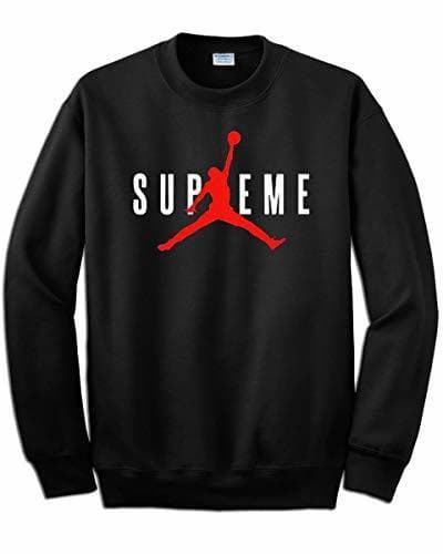 Moda ARTIST - Sudadera con impresión Supreme Michael Jordan 23