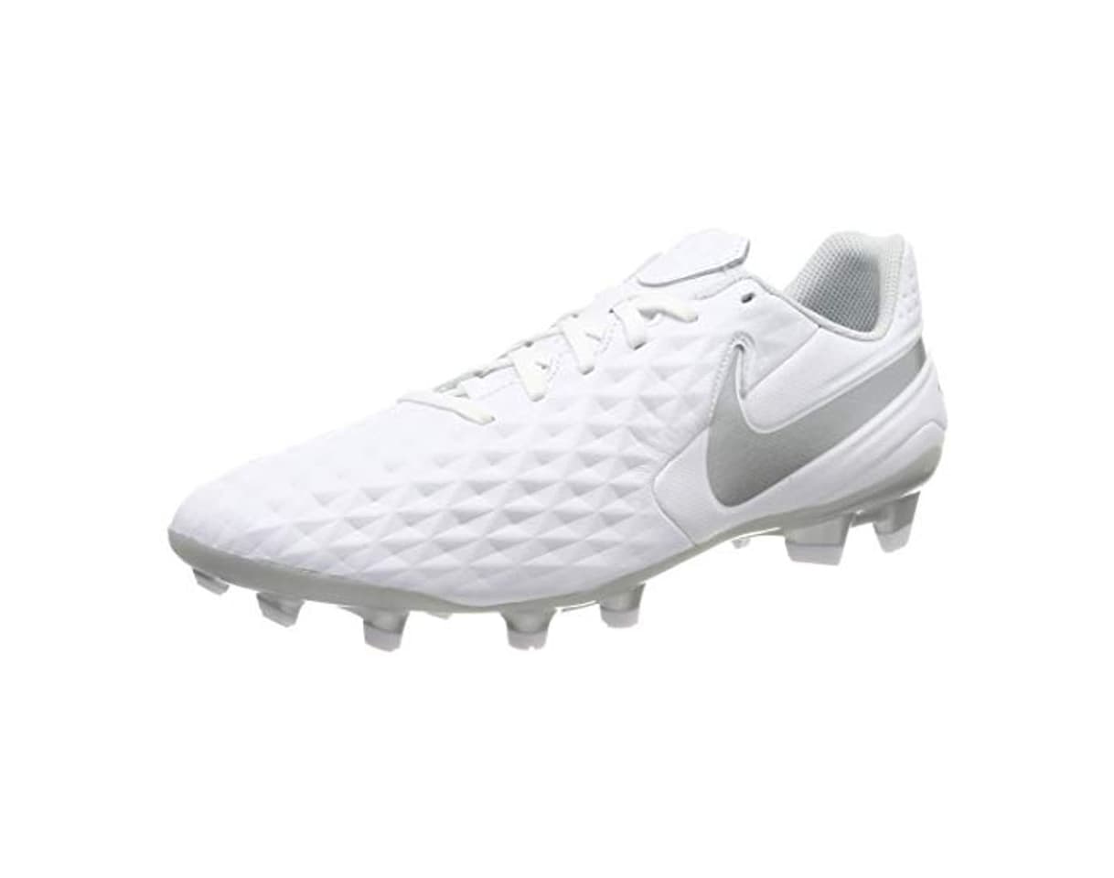 Moda Nike Legend 8 Academy FG/MG, Zapatillas de Fútbol Unisex Adulto, Blanco