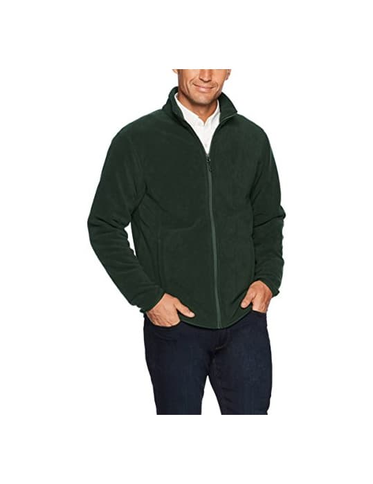 Product Amazon Essentials - Chaqueta de forro polar con cremallera completa para hombre,