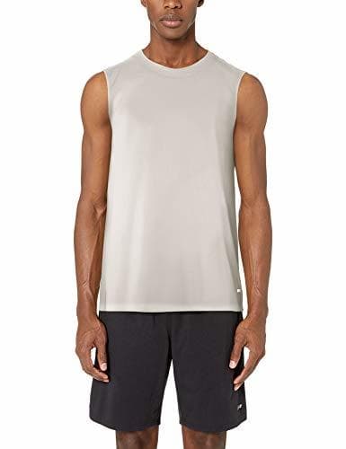 Product Amazon Essentials - Camiseta sin costuras ni mangas para correr para hombre,