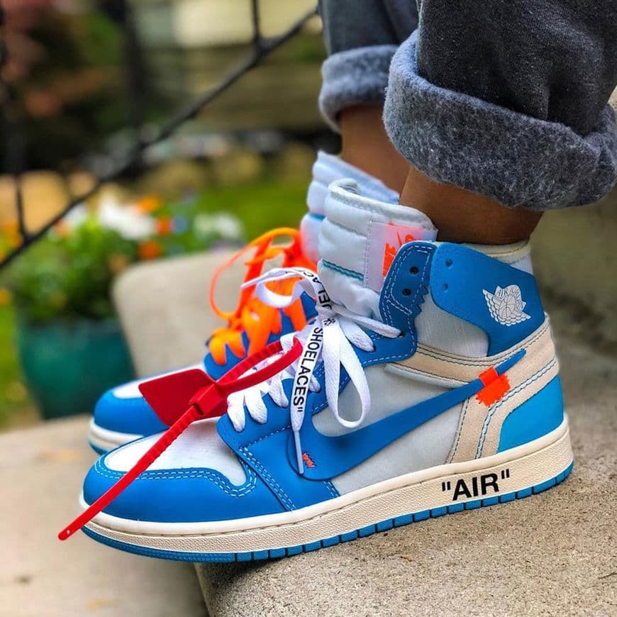 Fashion Jordan 1 Retro High UNC 'Off White'