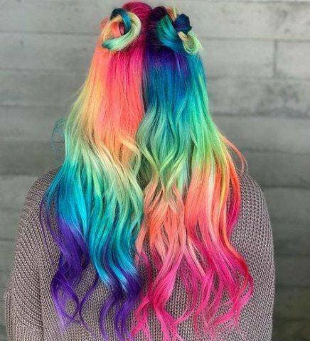 Moda Rainbow Hair 🌈