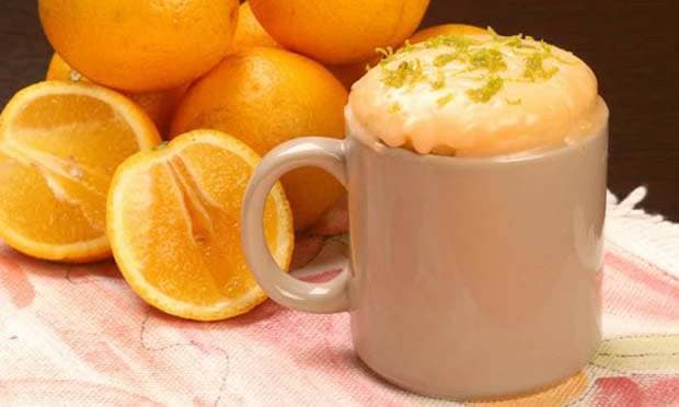 Moda Bolo de laranja na caneca