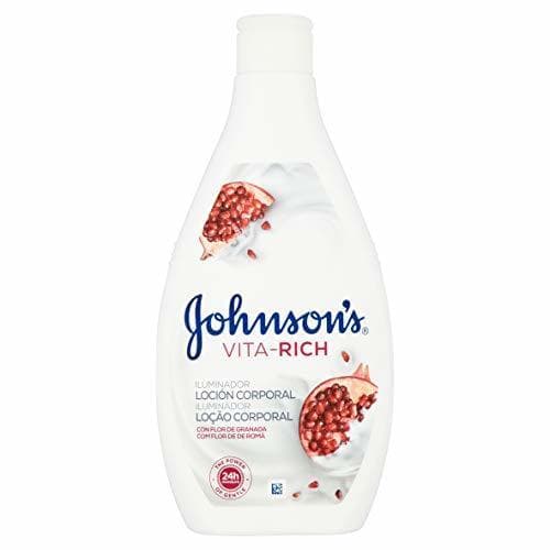 Belleza Johnson's Vita-Rich Iluminador Granada Loción Corporal - 6 Recipientes de 400 ml