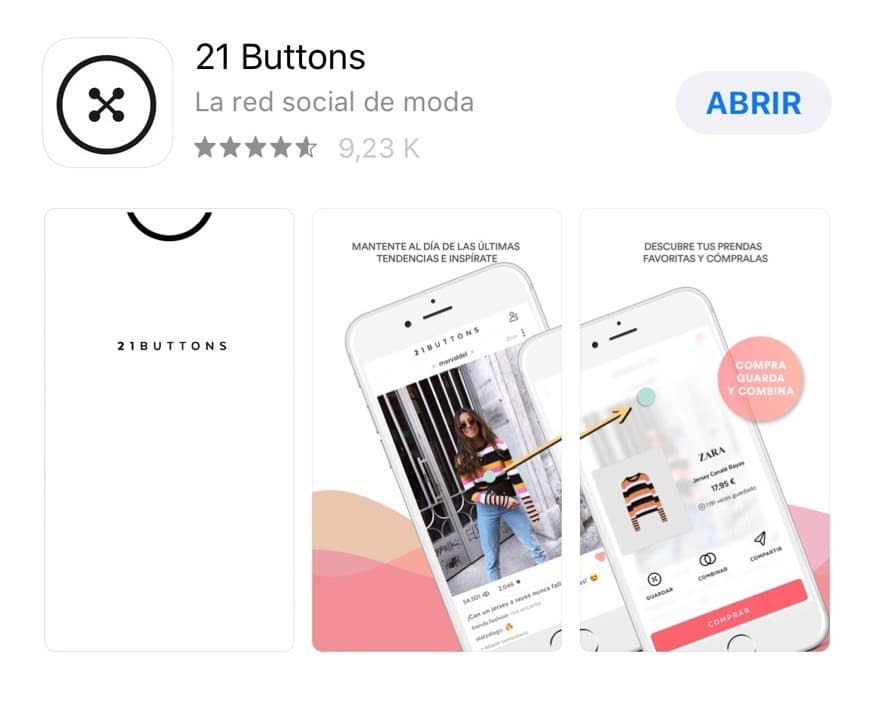 App 21 Buttons