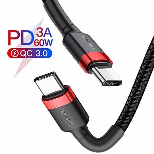 Lugar Baseus Cable USB C a USB C PD 20V/ 3A 60W Carga