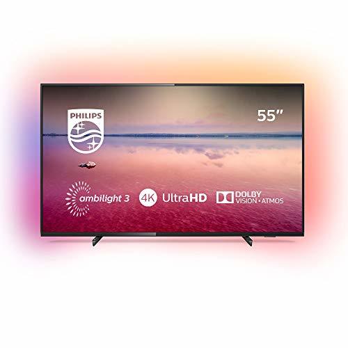 Electrónica Philips 55PUS6704/12 - Smart TV LED 4K UHD, 55 pulgadas, Resolución de