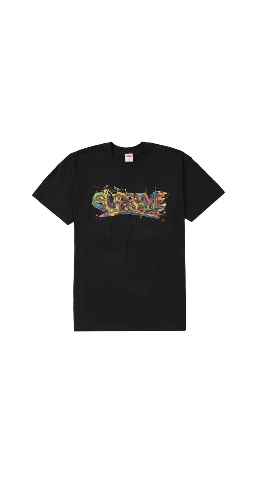 Fashion Supreme Paint Logo Tee Black