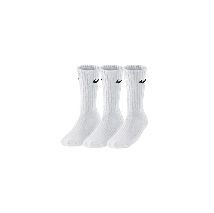 Fashion Nike 3Ppk Value Cotton Crew - Calcetines unisex