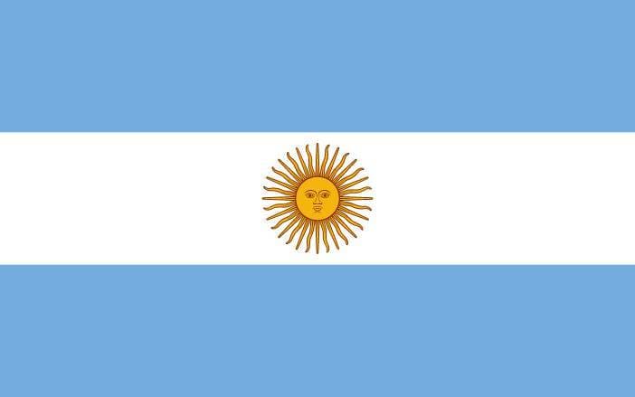 Moda Bandeira da Argentina 