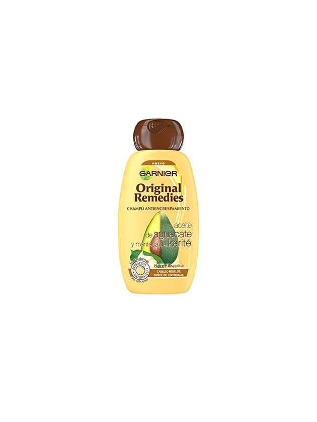 Beauty Garnier Original Remedies - Champú antiencrespamiento - Cabello rebelde