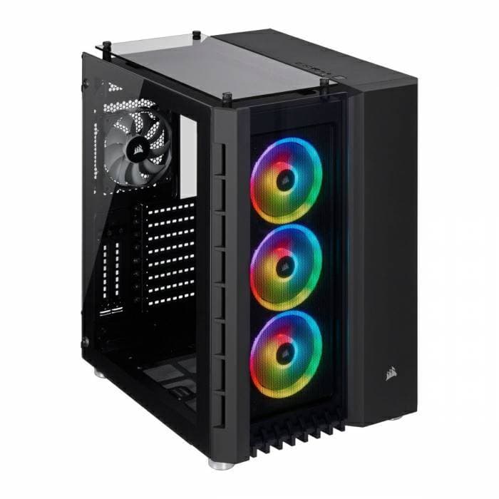 Product Caixa Extended-ATX Corsair Crystal 680X RGB Preta com Vidro 