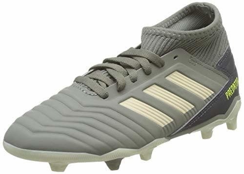 Moda adidas Predator 19.3 FG J, Zapatillas de Fútbol para Bebés, Verde