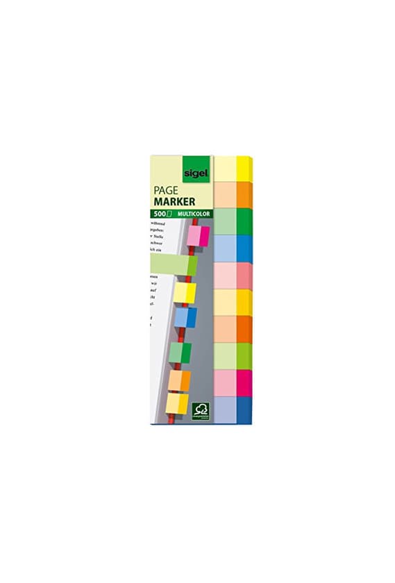 Product SIGEL HN682 Marcapáginas de papel adhesivos