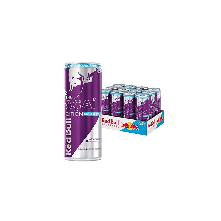 Product Red Bull Açai Edition Bebida Energética - Paquete de 12 x 250