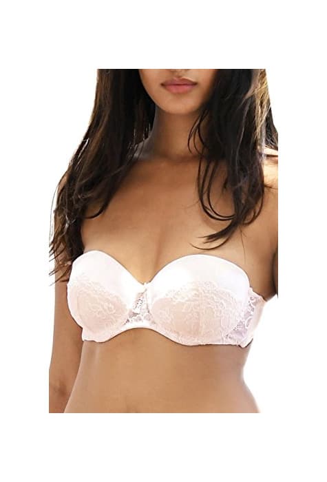 Moda Lascana Carina Push-Up-BH mit abnehmbaren Trägern, Sujetador Mujer, Beige