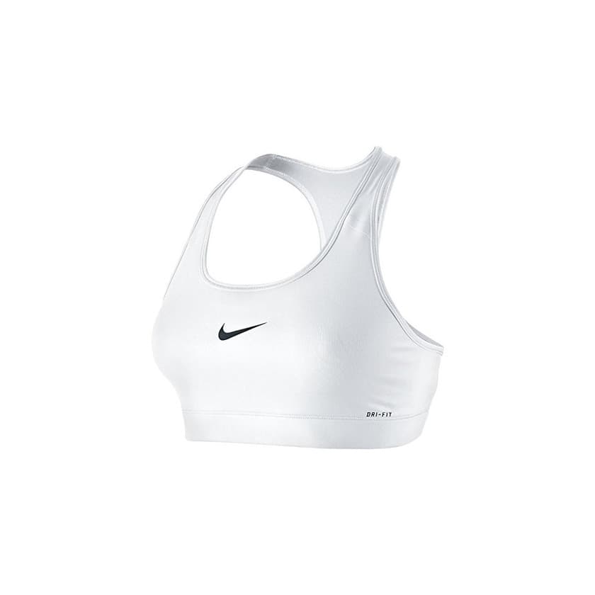 Fitness Nike Sport-BH Pro Victory Compression, Sujetador deportivo para mujer, Blanco