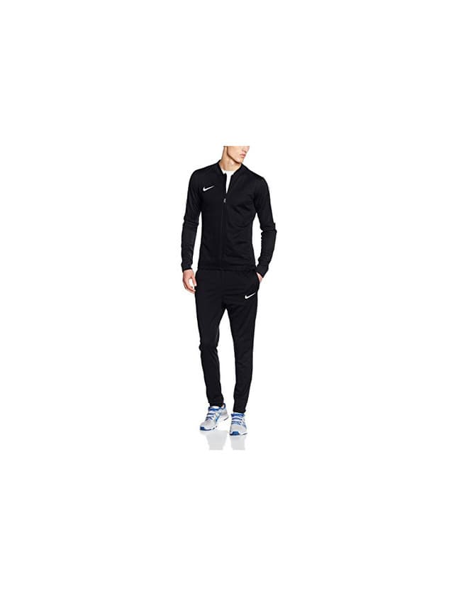 Fitness Nike Academy16 Knt Tracksuit 2, Chándal Para Hombre, Negro / Blanco 