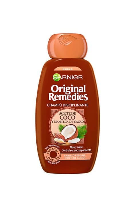 Beauty Garnier Original Remedies Aceite de coco y Manteca de Cacao Champú para