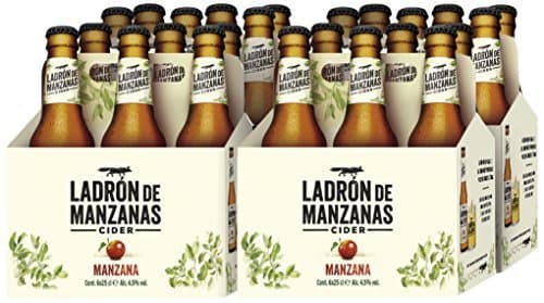 Product Ladrón de Manzanas Cider Manzana - 4 Packs de 6 Botellas x