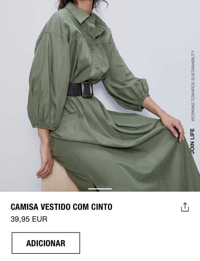 Producto Camisa Vestido c/cinto