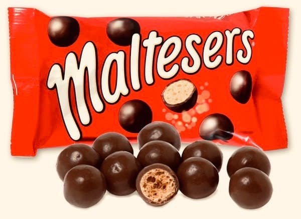 Producto Maltesers Bolitas de Chocolate Rellenas de Leche Malteada