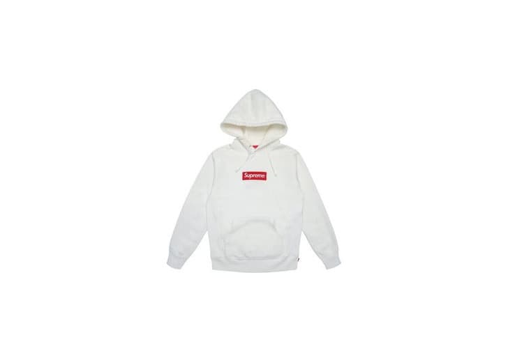 Product Supreme Box Logo Hooded Sweatshirt Whit