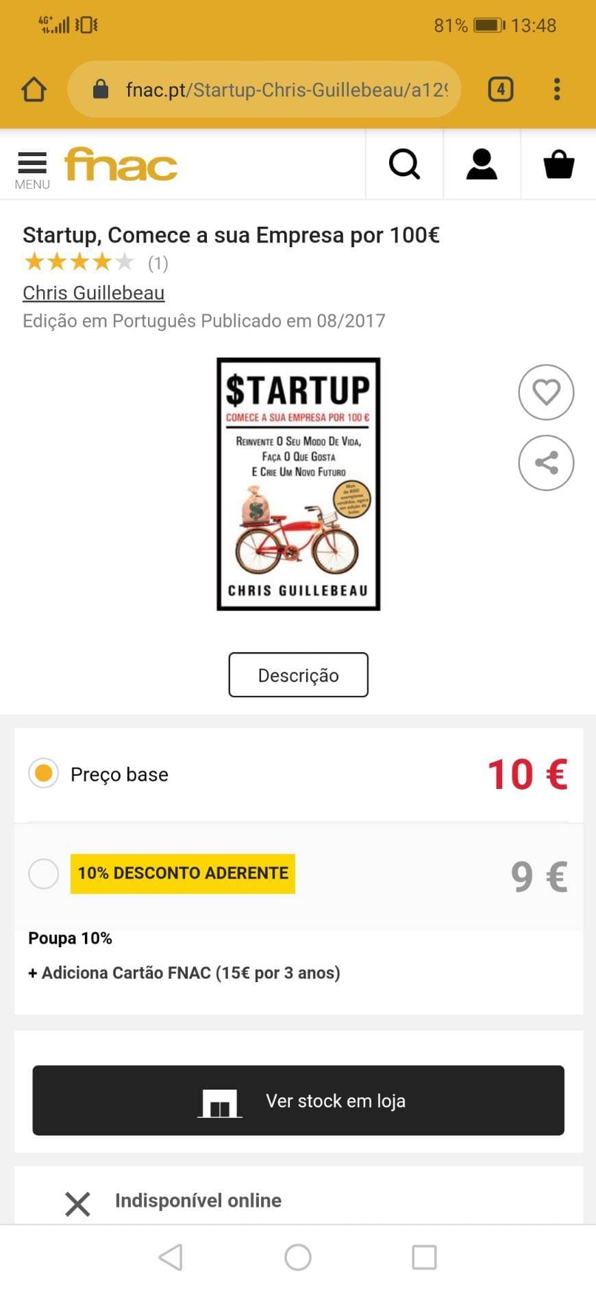 Libro Startup de 100€ por Chris Guillebeau