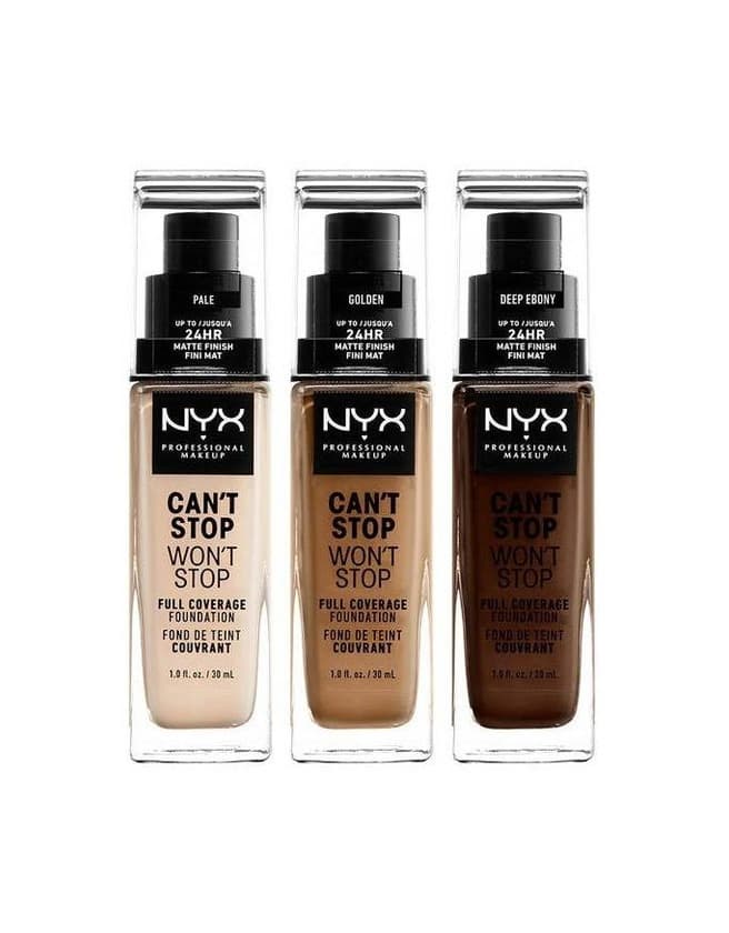 Beauty NYX Professional Makeup Base de maquillaje Can't Stop Won't Stop Full Coverage