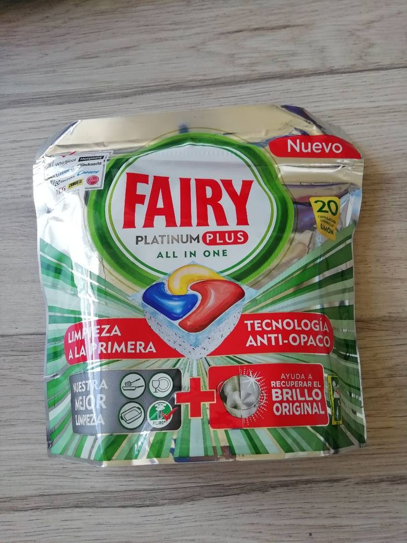 Product FAIRY Platinum All in One - Cápsulas para lavavajillas, Pack de 125