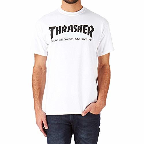 Moda THRASHER Thrasher Skate Mag Camiseta Grande blanco