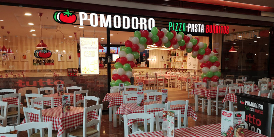 Restaurantes Pomodoro. Pizza-Pasta-Burritos