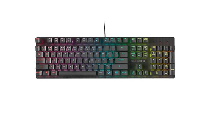 Electronic Ozone Gaming Gear Alliance - Teclado híbrido con iluminación