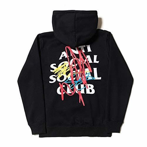 Home KRILY Anti Social Social Club Sudadera con Capucha para Hombres y Adolescentes