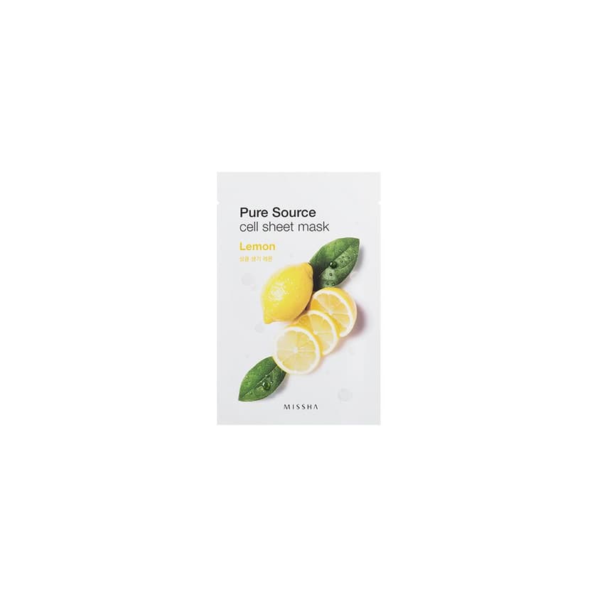 Producto Pure source cell sheet mask lemon-Missha