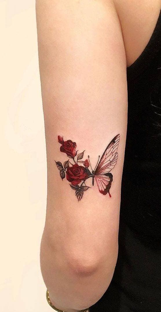 Moda Tatuagem borboleta