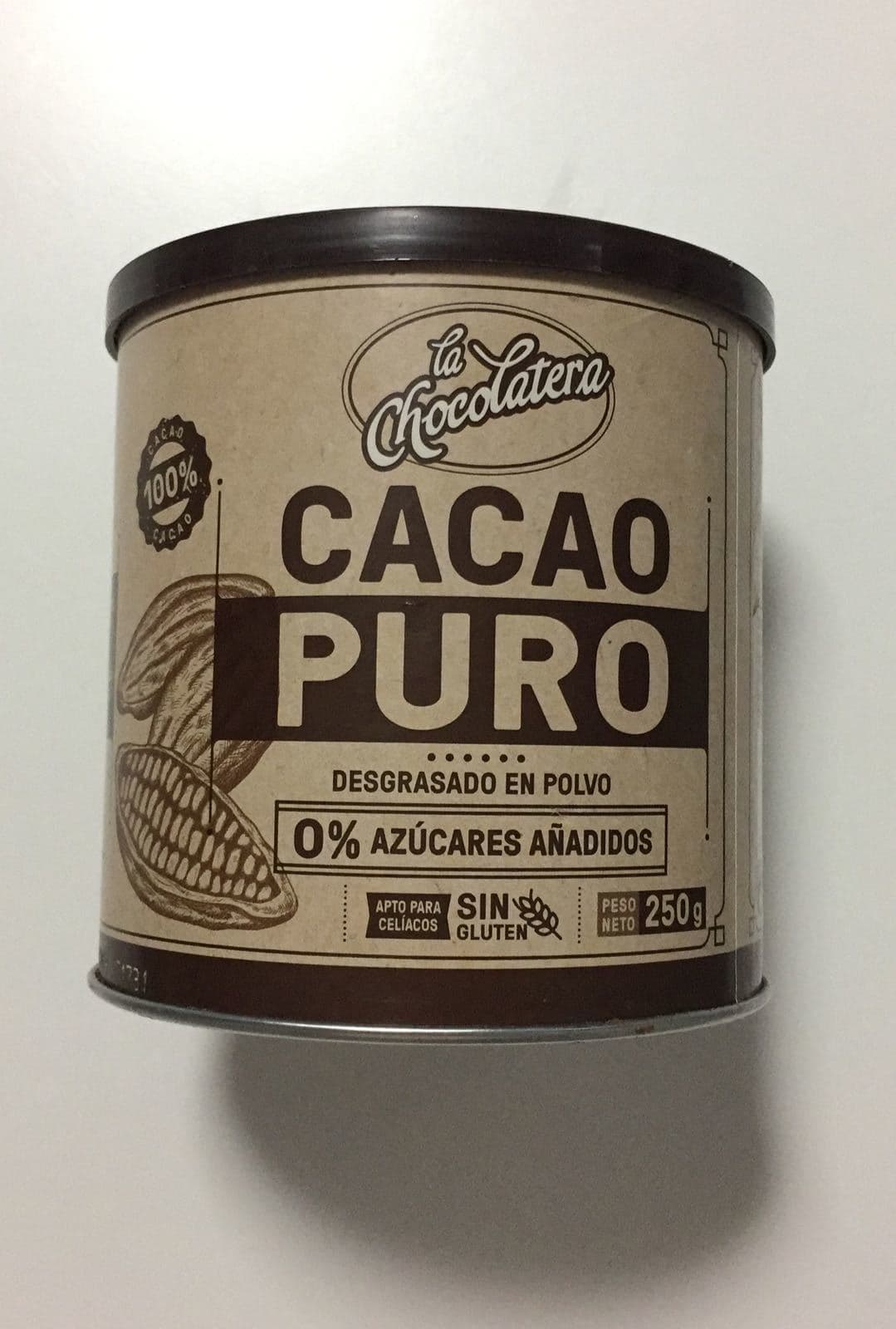 Producto Cacao puro La Chocolatera